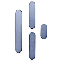 Cosmetic Button Set for Apple iPhone 15 Pro & 15 Pro Max (Blue Titanium)