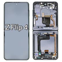 Inner OLED & Frame Assembly for Samsung Galaxy Z Flip4 (Graphite) [Premium]