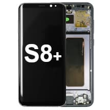 OLED & Frame Assembly for Samsung Galaxy S8+ (Orchid Gray) [OEM Service Pack]