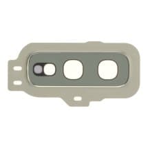 Glass Camera Lens & Bezel Bracket for Samsung Galaxy S10e (Prism White)