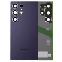 Back Glass & Camera Lenses for Samsung Galaxy S24 Ultra (Titanium Violet) [OEM Service Pack]