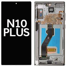OLED & Frame Assembly for Samsung Galaxy Note 10+ (Aura White) [Premium]