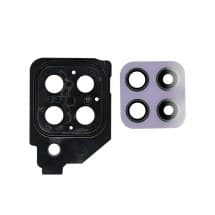Glass Camera Lens & Bezel Bracket for Samsung Galaxy A22 (Violet)