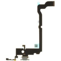 Charge Port Flex for Apple iPhone XS Max (Silver) [Premium]