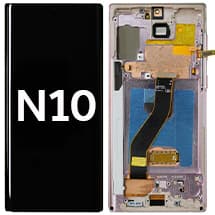 OLED & Frame Assembly for Samsung Galaxy Note 10 (Aura Pink) [Aftermarket]