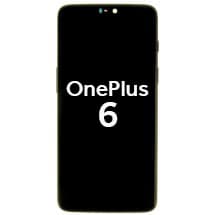 OLED & Frame Assembly for OnePlus 6 (Mirror Black) [Premium]