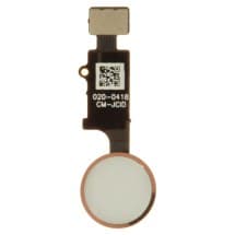 JC Home Button for Apple iPhone 7 to 8 Plus (No Bluetooth or Jumper, White & Rose Gold)