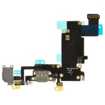 Charge Port & Headphone Jack Flex for Apple iPhone 6S Plus (Space Gray) [Aftermarket]