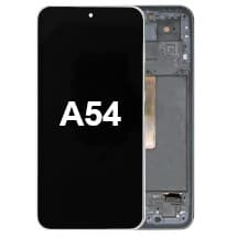OLED & Frame Assembly for Samsung Galaxy A54 (Awesome White) [Aftermarket]