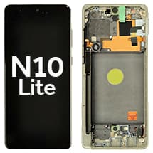 OLED & Frame Assembly for Samsung Galaxy Note 10 Lite (Aura Glow) [Premium]