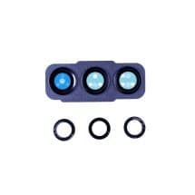 Glass Camera Lenses & Bezel Bracket for Samsung Galaxy S21 FE (Purple)