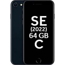 Apple iPhone SE (2022) 64GB Unlocked (Midnight) [Grade C]
