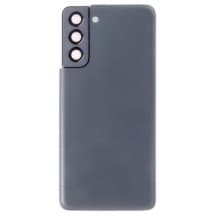 Back Plastic & Camera Lenses for Samsung Galaxy S21 (Phantom Black) [Aftermarket]