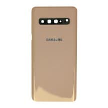 Back Glass & Camera Lens for Samsung Galaxy S10 5G (Royal Gold) [OEM Service Pack]