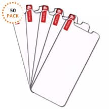 GRIP Tempered Glass Screen Protector for Apple iPhone X, XS, & 11 Pro (50 Pack)