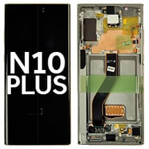 OLED & Frame Assembly for Samsung Galaxy Note 10+ (Aura Glow) [OEM Service Pack]