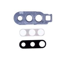 Glass Camera Lens & Bezel Bracket for Samsung Galaxy A90 5G (White)