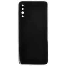 Back Glass & Camera Lenses for Samsung Galaxy A70 (Black) [OEM Service Pack]
