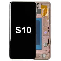 OLED & Frame Assembly for Samsung Galaxy S10 (Flamingo Pink) [Premium]