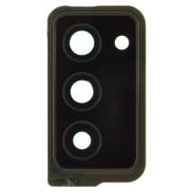 Glass Camera Lens & Bezel Bracket for Samsung Galaxy Z Fold2 (Mystic Black)