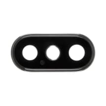 Glass Camera Lens & Bezel Bracket for Apple iPhone X (Silver) [Aftermarket]
