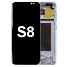 OLED & Frame Assembly for Samsung Galaxy S8 (Coral Blue) [OEM Service Pack]