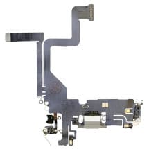 Charge Port Flex for Apple iPhone 14 Pro (Silver) [Aftermarket]