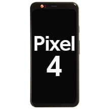 OLED, Frame, & Grip Sensors Assembly for Google Pixel 4 (White Button) [Premium]