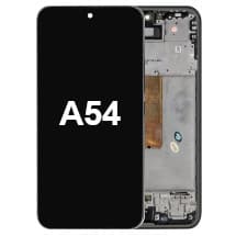 OLED & Frame Assembly for Samsung Galaxy A54 (Awesome Graphite) [Premium]