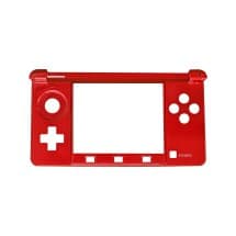 Bottom Screen Top Shell for Nintendo 3DS (Flame Red) [Aftermarket]