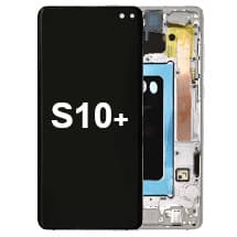 OLED & Frame Assembly for Samsung Galaxy S10+ (Prism White) [Premium]