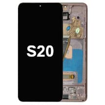 OLED & Frame Assembly for Samsung Galaxy S20 (Cloud Pink) [Premium]