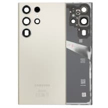 Back Glass & Camera Lenses for Samsung Galaxy S23 Ultra (Cream) [OEM Service Pack]