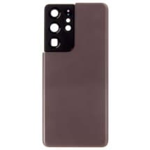 Back Glass & Camera Lenses for Samsung Galaxy S21 Ultra (Phantom Brown) [Aftermarket]
