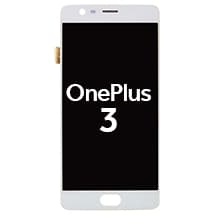 OLED & Frame Assembly for OnePlus 3 (White)