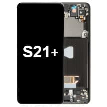 OLED & Frame Assembly for Samsung Galaxy S21+ (Phantom Black) [OEM Service Pack]