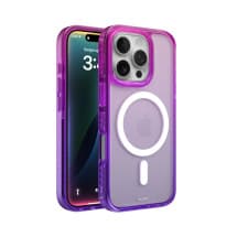CLICK Clear Ombre Case for Apple iPhone 16 Pro (Pink Purple)