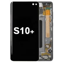 OLED & Frame Assembly for Samsung Galaxy S10+ (Prism Black) [OEM Service Pack]