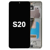 OLED & Frame Assembly for Samsung Galaxy S20 (Cloud White) [Premium]