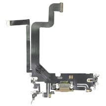 Charge Port Flex for Apple iPhone 14 Pro Max (Gold) [Aftermarket]
