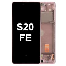 OLED & Frame Assembly for Samsung Galaxy S20 FE (Cloud Lavender) [OEM Service Pack]
