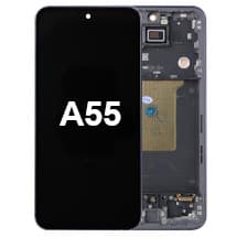 OLED & Frame Assembly for Samsung Galaxy A55 (Awesome Navy) [Premium]