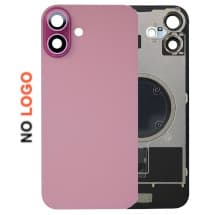 Back Glass, Magnets, & Camera Lenses for Apple iPhone 16 Plus (Pink) [Aftermarket]