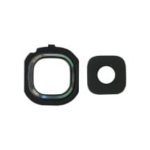 Glass Camera Lens & Bezel Bracket for Samsung Galaxy J7 (2016) (Black)