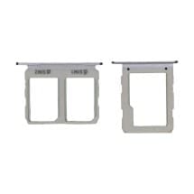 SIM & microSD Card Tray Set for Samsung Galaxy A9 Pro (2016) (Dual, Black, 2 Parts)