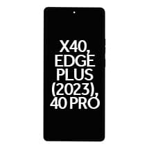 OLED & Frame Assembly for Motorola Moto X40, Edge+ (2023), & 40 Pro (Interstellar Black) [Premium]