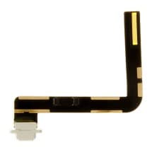 Charge Port Flex for Apple iPad 7 (2019), 8 (2020), & 9 (2021) (White) [Aftermarket]