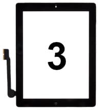 Digitizer & Home Button for Apple iPad 3 (Black)