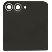Outer OLED & Camera Lenses Assembly for Samsung Galaxy Z Flip6 (White & Peach) [Premium]