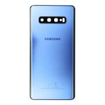 Back Glass & Camera Lens for Samsung Galaxy S10+ (Prism Blue) [OEM Service Pack]